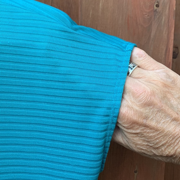 Coldwater Creek Women's Striped Cap Sleeve Top Size Small - Picture 4 of 8